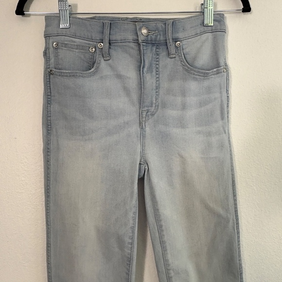 J.Crew Point Sur Hightower Straight Jeans High Rise Light Wash Stretch Size 25 - Picture 3 of 9